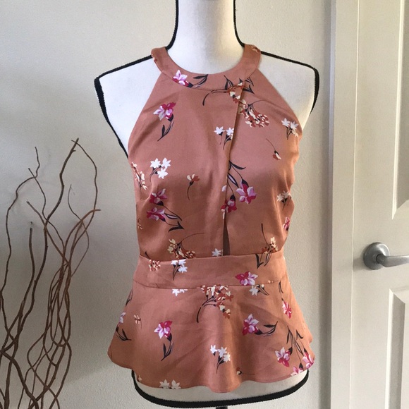 Express Tops - Express floral halter tank top